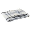 2868964 3 obrus so 4 servitkami dkd home decor bavlna cierna bezova modra biela 150 x 150 x 0 5 cm