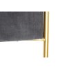 2889890 3 taburet dkd home decor siva polyester pena kov zlata drevo mdf 80 x 80 x 47 cm