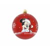 2947016 vianocne gule mickey mouse happy smiles plast cervena 8 cm 6 ks