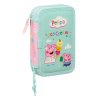 3079819 dvojity peracnik plumier peppa pig ice cream matova ruzova 12 5 x 19 5 x 4 cm 28 kusy