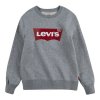 Gyermek pulóver Levi's Batwing Crewneck Világosszürke (Méret 12 év)
