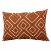 3204187 potah na vankus dkd home decor 60 x 1 x 40 cm terakota geometricky