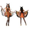 Jelmez felnőtteknek Orange Butterfly (Méret XS/S)
