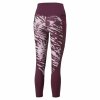 Női rugalmas leggings Puma run 5k 7/8 W Purple (Méret L)