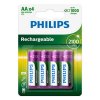3267478 nabijacie baterie aa philips 2100 mah 4 ks