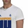 Férfi Adidas Real Madrid Champions 2022 rövid ujjú futballmez (Méret L)