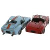 3271837 2 dekorativny model home esprit vintage automobil kov modra cervena 31 x 12 x 9 cm 2 kusov