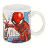 3272200 2 hrncek spiderman great power keramicky biela cervena modra 11 7 x 10 x 8 7 cm 350 ml