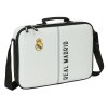 3276949 skolska taska cez rameno real madrid c f biela siva 38 x 28 x 6 cm