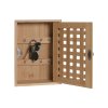 3285193 4 skrinka na kluce home esprit prirodna bambus kov 19 x 27 x 6 cm