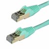 3315790 1 sietovy kabel startech 6aspat1maq utp kategoria cat6a tyrkysova modra 1 m