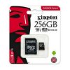 Pamäťová karta Micro SD s adaptérom Kingston SDCS2 100 MB/s (Kapacita 256 GB)