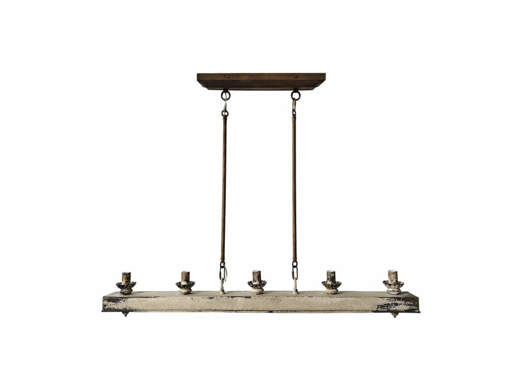 Stropné svetlo DKD Home Decor Jedľa Kov Vintage (111,5 x 12 x 88 cm)