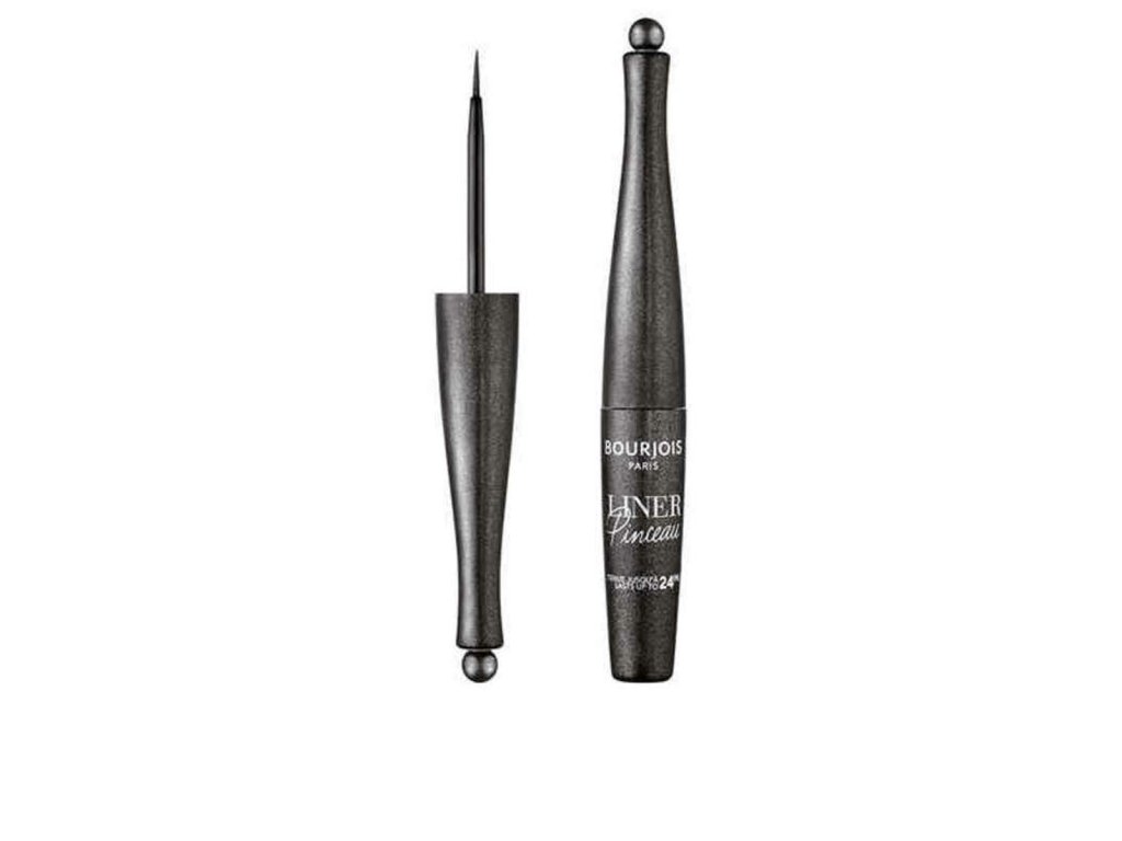 Dlhotrvajúce tekuté očné linky Bourjois Liner Pinceau 24H 8- Noir Surréaliste- strieborná (2,5 ml)