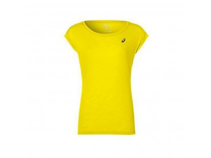 Športové tričko s krátkym rukávom Asics Layering Top Dáma Žltá