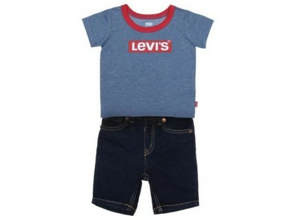 Športová súprava pre bábätká Levi's STRETCH DENIM SHORT Modrá