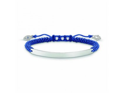 Dámsky náramok Thomas Sabo LBA0066-897-1 Modrá Striebro Striebristý
