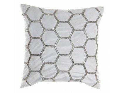 Vankúšik DKD Home Decor Zamat Geometrický (45 x 45 cm)