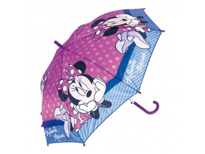 Detský automatický dáždnik Minnie Mouse Lucky Ružová (Ø 84 cm)