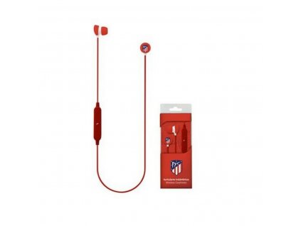 Športové Bluetooth Handsfree s Mikrofónom Atlético Madrid Červená