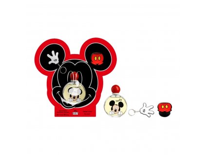 Darčeková sada pre deti Mickey Mouse EDT + Prívesok na kľúče (3 ks)