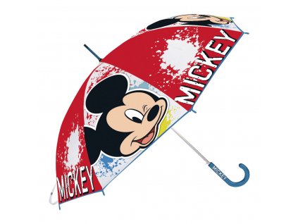 Detský dáždnik Mickey Mouse Happy smiles Červená Modrá (Ø 80 cm)