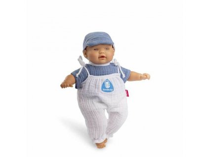Bábika bábätko Berjuan Sanibaby Modrá (28 cm)