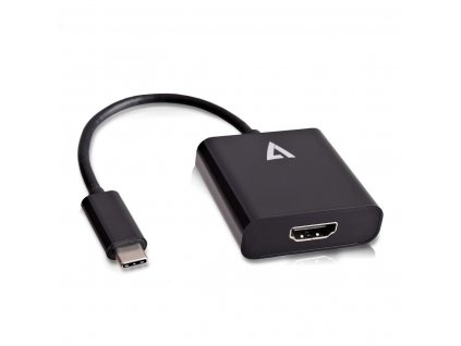 Redukcia USB C (M) na HDMI (F) V7 V7UCHDMI-BLK-1E Čierna