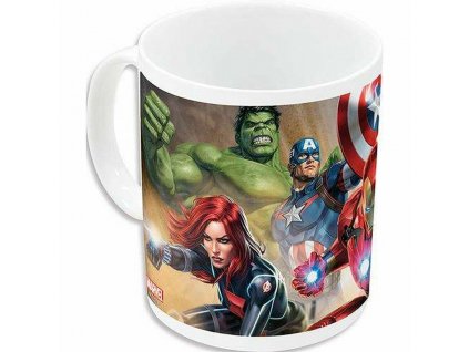 Keramický hrnček The Avengers Infinity Biela Červená (350 ml)