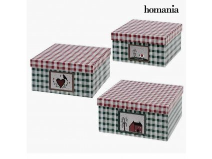 Ozdobná krabica Homania (3 ks) Kartón