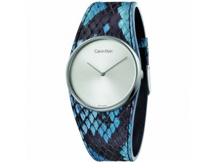 Dámske hodinky Calvin Klein K5V231V6 Striebristá Modrá (Ø 39 mm)