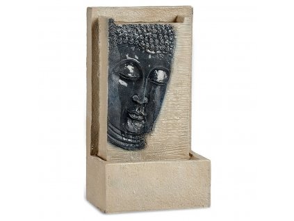 Fontána Buddha Gaštanová Sivá Živica (16 x 48 x 26,5 cm)