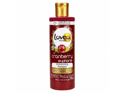 Šampón na farbené vlasy Lovea Nature Cranberry Euphorie (250 ml)