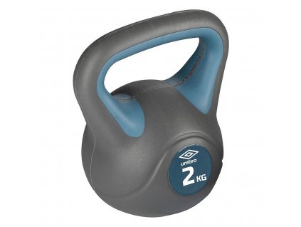 Jednoručná činka Kettlebell Umbro 2 kg Modrá Sivá