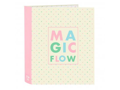Krúžkový zakladač Glow Lab Magic flow Béžová A4 (27 x 33 x 6 cm)