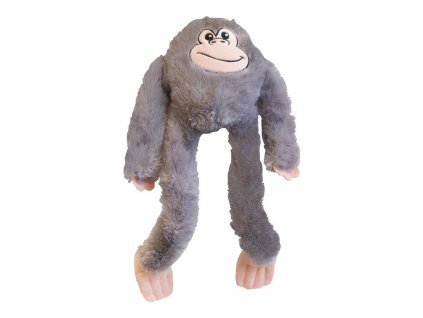 Plyšová hračka pre psa Opica Gloria Iwazaru Sivá (Veľkosť L)