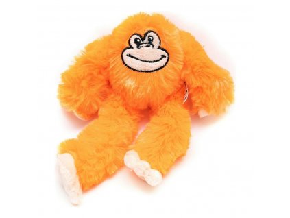 Plyšová hračka pre psa Opica Gloria Kikazaru Oranžová (Veľkosť L)