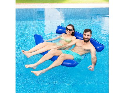 Plávajúca hojdacia sieť do bazéna pre 2 osoby Twolok InnovaGoods (135 x 131,5 x 1 cm)
