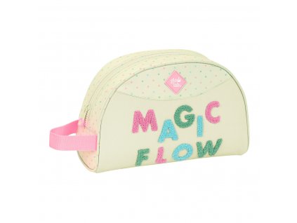 Detská kozmetická taška s pútkom Glow Lab Magic flow Béžová (28 x 18 x 10 cm)