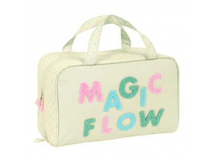 Detská taška na toaletné potreby Glow Lab Magic flow Béžová (31 x 14 x 19 cm)