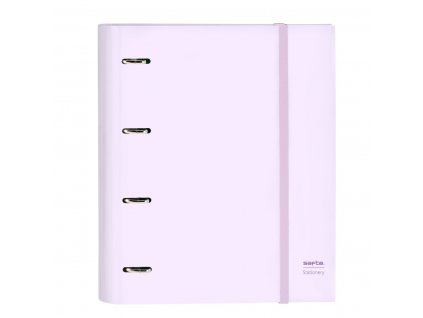 Krúžkový zakladač Safta Lila Fialová (27 x 32 x 3.5 cm) (Náplň 100 listov)