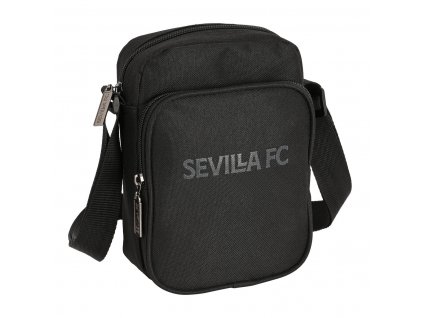 Taška cez rameno Sevilla Fútbol Club Teen Čierna (16 x 22 x 6 cm)