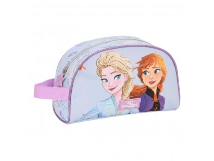 Detská kozmetická taška s pútkom Frozen Believe Fialová (26 x 16 x 9 cm)