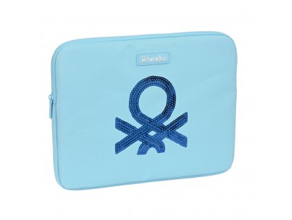 Puzdro na notebook 14" Benetton Sequins Svetlo modrá (34 x 25 x 2 cm)