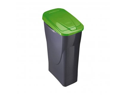 Odpadkový kôš Polypropylén Čierna Zelená (15 l)