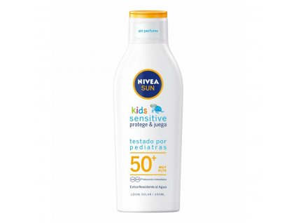 Detský opaľovací krém Nivea Sun Protect & Sensitive Kids Spf 50+ (200 ml)