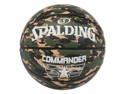 Basketbalová lopta Spalding Commander Camo Zelená (Veľkosť 7)