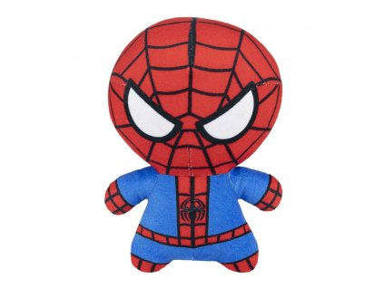 Mäkká hračka pre psa so zvukom Spiderman Polyester Červená