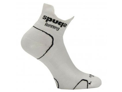 Unisex športové ponožky Spuqs Coolmax Speed Running Biela