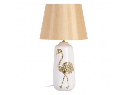 Stolná lampa Keramický Zlatá Biela (32 x 32 x 43 cm)